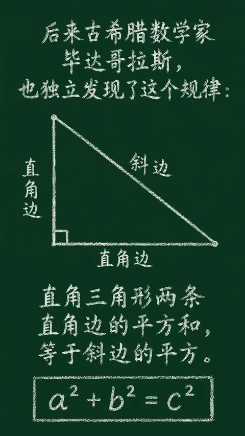 黑板上的勾股定理